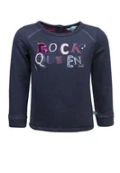 Bluzki damskie - Dziewczęca granatowa bluzka Lief z nadrukiem/Lief - miniaturka - grafika 1