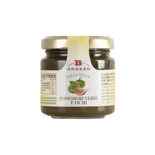Włoski Chutney z zielonych pomidorów i fig, 110 g / Brezzo - Konfitury, marmolady, powidła - miniaturka - grafika 1