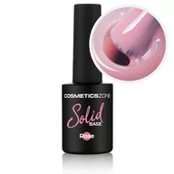 Lakiery hybrydowe - Solid Base Rose Budująca Baza Hybrydowa Kolor 15ML - miniaturka - grafika 1