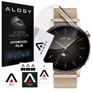Folia Hydrożelowa Ochronna Na Ekran Alogy Do Watch Gt 2 Elegant Bt 42MM - Akcesoria do smartwatchy - miniaturka - grafika 1