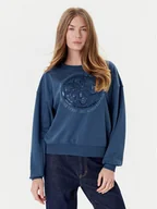 Bluzy damskie - Guess Bluza W5YQ07 KB681 Granatowy Regular Fit - miniaturka - grafika 1