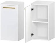 Szafki łazienkowe - Słupek Łazienkowy ATHOS 35 1D D L- Uchwyt Złoty - miniaturka - grafika 1