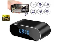 Kamery IP - Szpiegowska Kamera FULL HD WiFi Dz.-Nocna (zasięg cały świat!) Ukryta w Zegarku Biurkowym + Zapis... - miniaturka - grafika 1