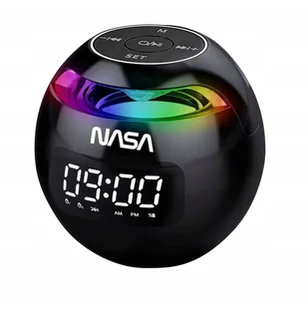 Głośnik Bluetooth 5.0 Nasa Sp200 2x Alarm Budzik + Lampa Lampka Rgb Led / Nasa Sp200 - Głośniki przenośne - miniaturka - grafika 1