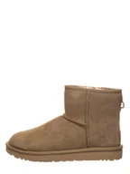 Botki damskie - UGG Skórzane botki "Classic Mini II" w kolorze brązowym - miniaturka - grafika 1