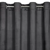 Zasłony - Zasłona Velvet Angelina 140 x 250 Przelotka Czarny - miniaturka - grafika 1
