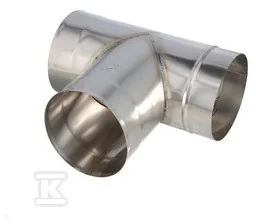 Trójnik 90 120 0,5mm do kotłów na pellet - Kominy i akcesoria - miniaturka - grafika 1