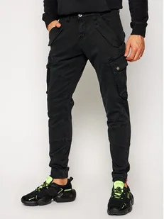 Alpha Industries Spodnie materiałowe Combat 126215 Czarny Slim Fit - Spodnie męskie - miniaturka - grafika 1