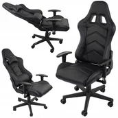 Fotele gamingowe - Fotel Gamingowy Kubełkowy Obrotowy Gracza Biurowy - miniaturka - grafika 1