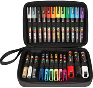 Kredki, ołówki, pastele i pisaki - Zestaw markerów Posca Markers Mixed Suitcase 24 szt - miniaturka - grafika 1