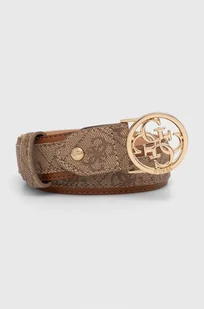 Guess pasek KERIMA damski kolor beżowy BW9149 P4330 - Paski - miniaturka - grafika 1
