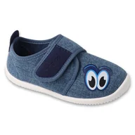 Buty dla dziewczynek - Befado obuwie dziecięce 902X051 niebieskie - miniaturka - grafika 1