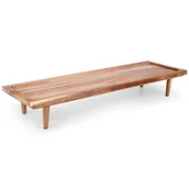 Deski do krojenia - Deska do serwowania drewniana na nóżkach 55x18 cm - miniaturka - grafika 1