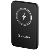 Powerbanki - Verbatim Powerbank indukcyjny `n` Go 15W 10000mAh Wireless Magnetic czarny/black 32245 - miniaturka - grafika 1