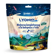 Produkty wegańskie i wegetariańskie - Liofilizat Lyommy Makaron bezglutenowy a’la bolognese z tofu 500g - miniaturka - grafika 1