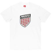 Koszulki sportowe męskie - Koszulka Prosto Klasyk Tripad KL232MTEE1211 - biała - miniaturka - grafika 1