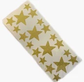 Zabawki kreatywne - Import Naklejka gwiazda brokat ( Złota ) 50DD-44359 - miniaturka - grafika 1