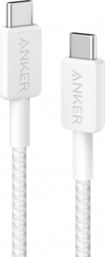 anker Kabel 322 USB-C do USB-C oplot 0.9m biały