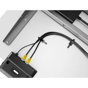 Stelaż / podstawa biurka, elektycznie regulowany, regulacja rozstawu 500mm, system antykolizyjny, szary, 100 kg nośność, Powerton - Inne meble biurowe - miniaturka - grafika 11