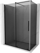 Kabiny prysznicowe - Mexen Velar kabina prysznicowa rozsuwana 130x75 cm, grafit, czarna - 871-130-075-41-70 - miniaturka - grafika 1