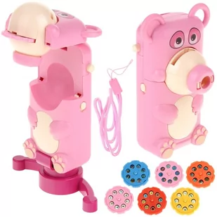 Urwiskowo, Projektor Miś Do Rysowania Rzutnik - Różowy - Kolorowanki, wyklejanki Urwiskowo, Projektor Miś Do Rysowania Rzutnik - Różowy - Kolorowanki, wyklejanki - miniaturka - grafika 1