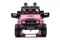 Tory, garaże, parkingi - Auto Na Akumulator Toyota FJ Różowe 4x4 - miniaturka - grafika 1