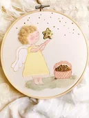 Pamiątka Chrztu Świętego - Obrazek z Aniołem Stróżem - Pamiątka Chrztu Świętego - miniaturka - grafika 1