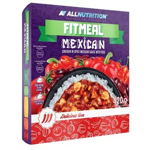 Pełnowartościowy posiłek FITMEAL MEXICAN 420g - Szybkie dania obiadowe - miniaturka - grafika 1