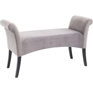 Ławka Motley Velvet Silvergrey - Ławki do przedpokoju - miniaturka - grafika 1
