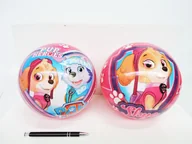 Piłki dla dzieci - Pozostali Psi Patrol Gumowa Piłka Skye i Everest 23cm 100920 - miniaturka - grafika 1