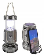 Latarki - LAMPA SOLAR LED COB CAMPING POWERBANK 28 cm MOCNA - miniaturka - grafika 1