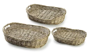 Komplet 3 tac z wikliny Gustav Boule - Tace i patery - miniaturka - grafika 1