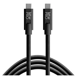 Kabel USB-C - USB-C TETHER TOOLS Pro 3m Czarny - Akcesoria fotograficzne - miniaturka - grafika 1