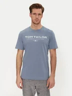 Koszulki męskie - Tom Tailor T-Shirt 1045773 Niebieski Regular Fit - miniaturka - grafika 1