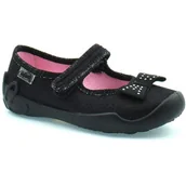 Buty dla dziewczynek - Balerinki z kokardą na rzep 114X240 Blanca - miniaturka - grafika 1