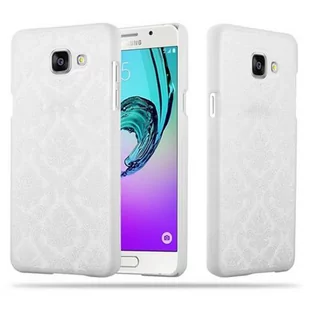 Cadorabo Samsung Galaxy A5 (6) Model 2016 Hard-Case etui na telefon komórkowy firmy cadorabo  kwiaty Paisley Henna wzór ochrona  pokrowiec osłona Bumper Back Case Cover, biały DE-107649 - Etui i futerały do telefonów - miniaturka - grafika 1