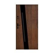 Drzwi zewnętrzne - Pantor Drzwi zewnętrzne stalowe Dijon orzech 90 prawe - miniaturka - grafika 1
