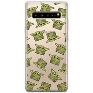 Etui i futerały do telefonów - ERT GROUP etui na telefon Samsung S10 5G, case oryginalny i oficjalnie licencjonowany przez Star Wars, wzór Baby Yoda 008, optymalnie dopasowane, plecki z TPU częściowo przeźroczyste - miniaturka - grafika 1