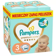 Pieluchy - Pampers Pieluszki Premium Care 3, 6-10 kg, 200 szt. - miniaturka - grafika 1