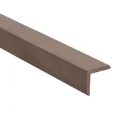 Podesty i deski tarasowe - Listwa kompozytowa narożna Modern, ciemny brąz, 45x45x2400 mm - miniaturka - grafika 1