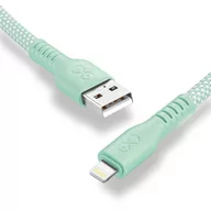 Kable USB - Kabel USBA-Lightning eXc IMMORTAL,2.0m, miętowy - miniaturka - grafika 1