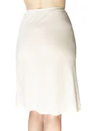 Bielizna nocna - Gładka półhalka Liwia damska pod spódnicę 56 ecru - miniaturka - grafika 1