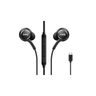 Pozostałe akcesoria do telefonów - Suchawki douszne Samsung AKG by harman EO-IC100BBE USB-C Type C czarne - miniaturka - grafika 1