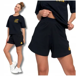 Szorty Damskie Luźne KRÓTKIE SPODENKI z Wysokim Stanem Stylowe MORAJ S - Spodenki damskie Szorty Damskie Luźne KRÓTKIE SPODENKI z Wysokim Stanem Stylowe MORAJ S - Spodenki damskie - miniaturka - grafika 1