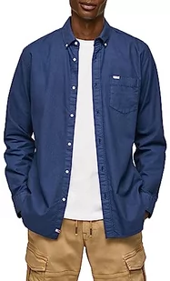 Pepe Jeans Koszulka męska Fabio, Niebieski (Dulwich), S - Koszulki męskie - miniaturka - grafika 1