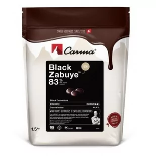 Carma ciemna czekolada Black Zabuye 83% 1,5 kg - Czekolada - miniaturka - grafika 1
