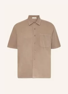 Koszule męskie - American Vintage Koszula Z Krótkim Rękawem Comfort Fit Z Piki gruen - grafika 1