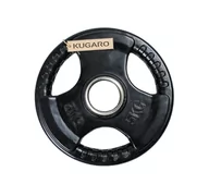 Obciążenia - Obciążenie olimpijskie gumowane Kugaro UNDERFIT 5 kg - miniaturka - grafika 1