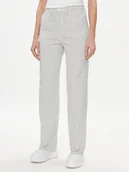 Spodnie damskie - ONLY Spodnie materiałowe Merle 15312896 Biały Wide Leg - miniaturka - grafika 1