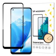Szkła hartowane na telefon - Wozinsky super wytrzymałe szkło hartowane Full Glue na cały ekran z ramką Case Friendly OnePlus Nord N200 5G czarny - miniaturka - grafika 1